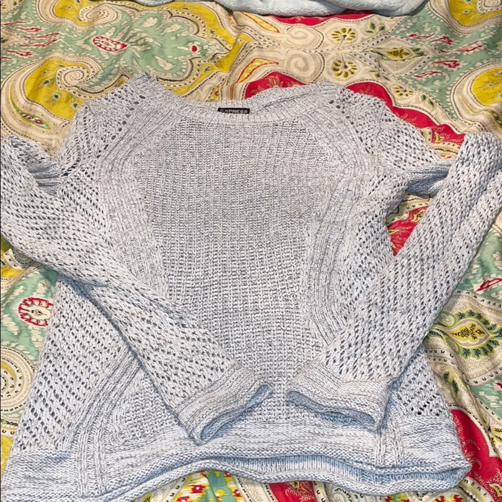 Grey Knit Sweater